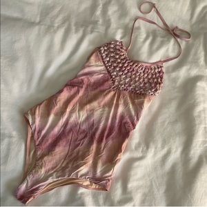 billabong pink today's vibe one piece